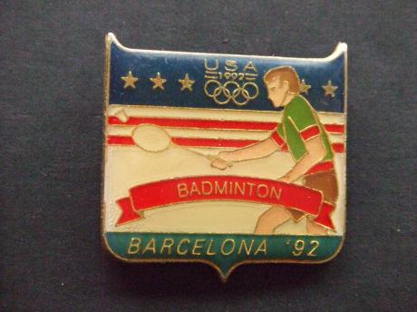 Olympische spelen Barcelona 1992 team USA badminton